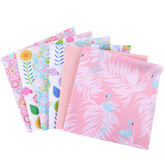 CraftsFabrics – Fat Quarters-Paket mit mehrfarbigen, niedlichen, digital gedruckten Designs, 100 % Baumwolle, bedruckte, vorgeschnittene Quadrate für Quilting, Kunst, Handwerk, DIY-Projekte